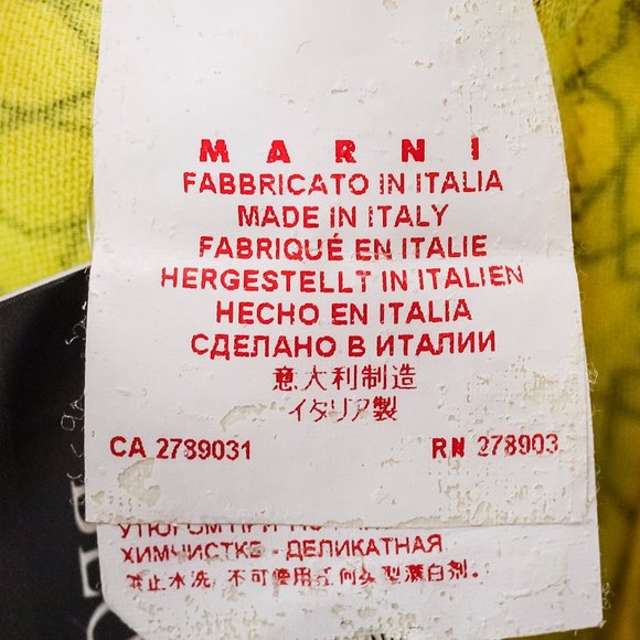 Marni AW/11 Geometric Tie Neck Ruffle Blouse - Picture 9 of 10